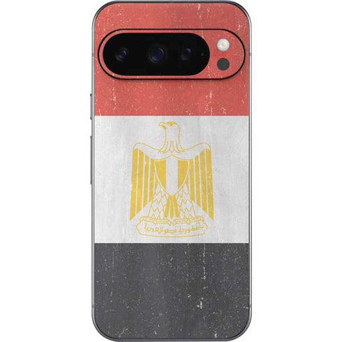 Egyptian Flag Distressed Google Pixel 9 Pro Skin